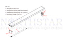 Ramp Sheave & Pin for Bendpak 5215141 & 5600057 on HD-14LS/14LSX/14LSXE, HD-14T 4-Post Lifts - FREE SHIPPING