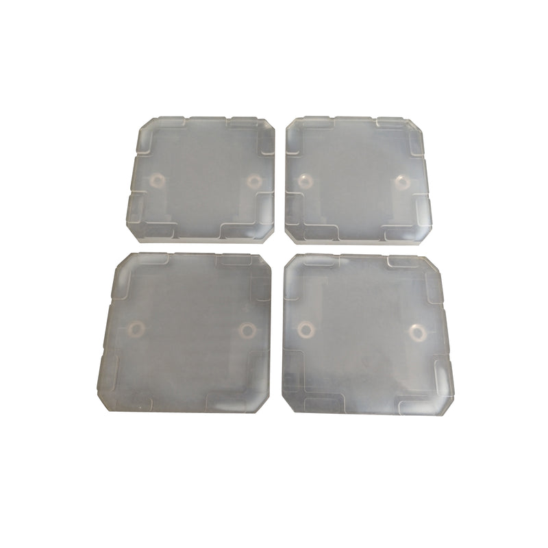 Arm Pad for Challenger 2-Post & Inground Lifts - 4 pcs - 4" Square Translucent Lift Pad - CHL A1104-H